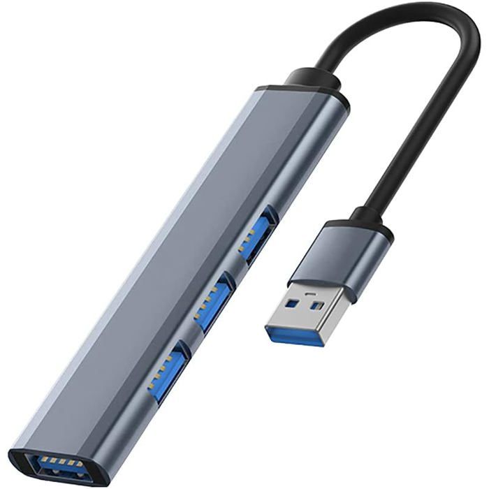 Hub Multiport USB 3.0 et 2.0 Unnderwiss - Extension 4 ports pour MacBook Pro/Air, Xbox, Windows, iOS, Android