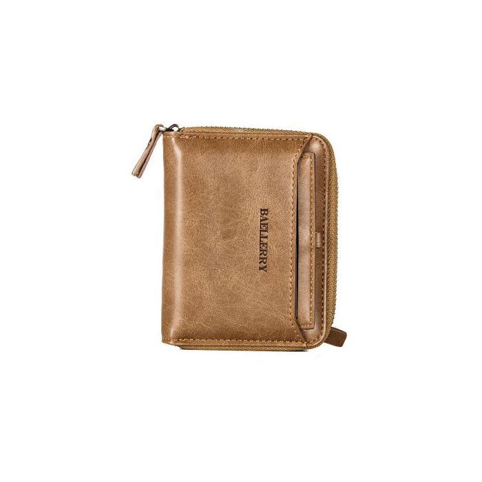 Portefeuille - HOMMES - Vintage Style - Marron - Compact - Souple
