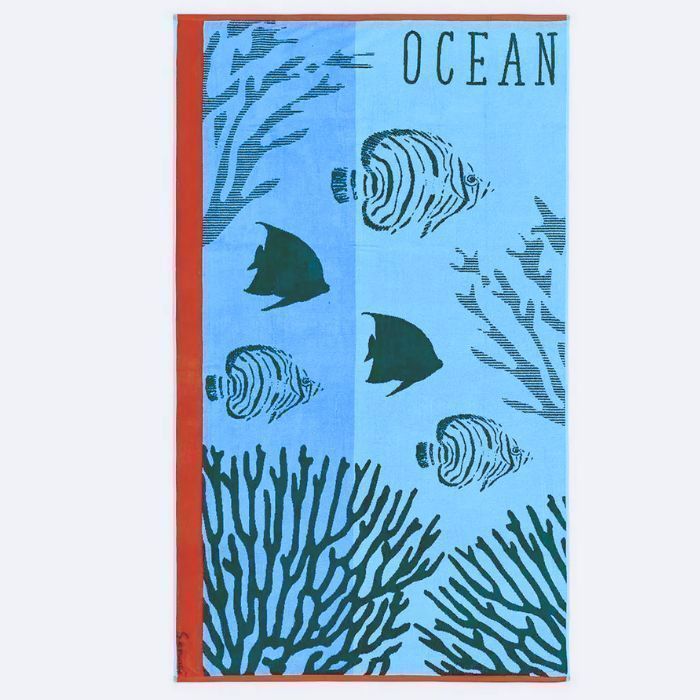 Drap de Plage 100 % Coton – 86x165cm  450 g/m²