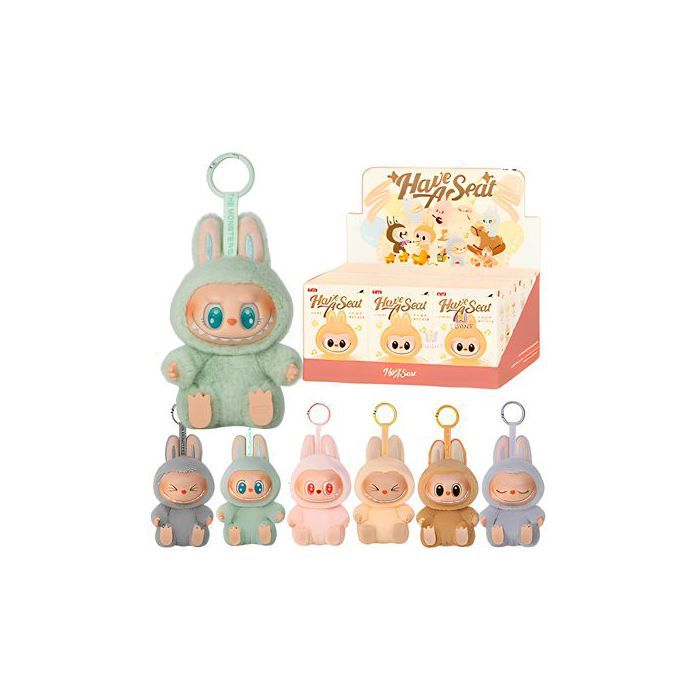 Poupée en peluche - GENERIC - Labubu - Macaron - Multicolore - 10 cm - Pocket Pop!