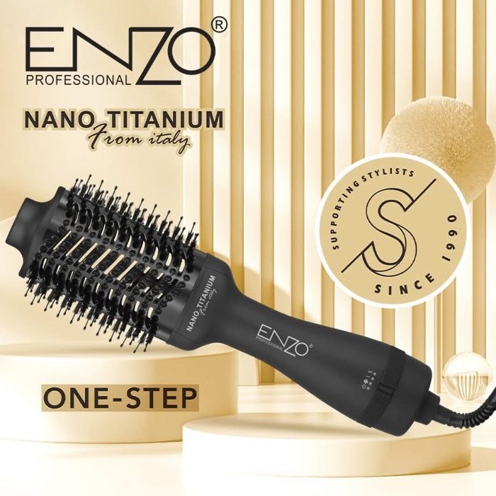 Brosse soufflante à air chaud en nano titane