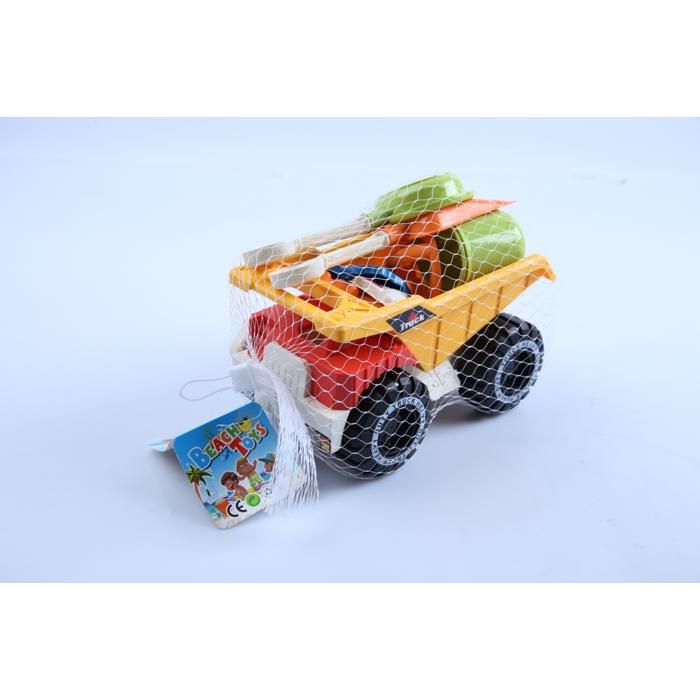 Camion de plage avec accessoires – 8 pièces (Réf. N682471)