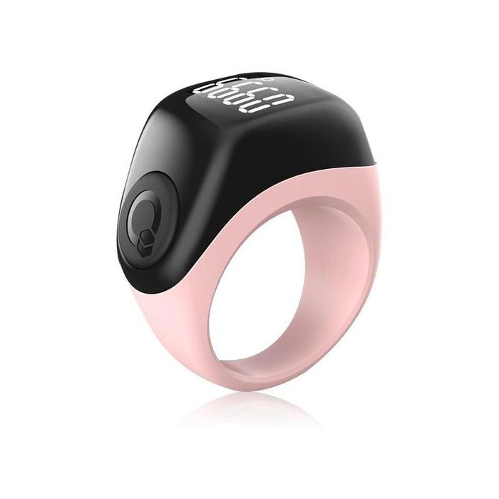 Bague Tasbih Intelligent Ekebla – 3 Tailles (18/20/22 mm), Rappel de Prière & Bluetooth