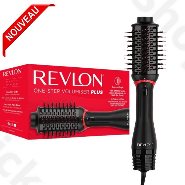 Brosse Soufflante Revlon One-Step Volumiser Plus - Titane & Céramique - RVDR5298E
