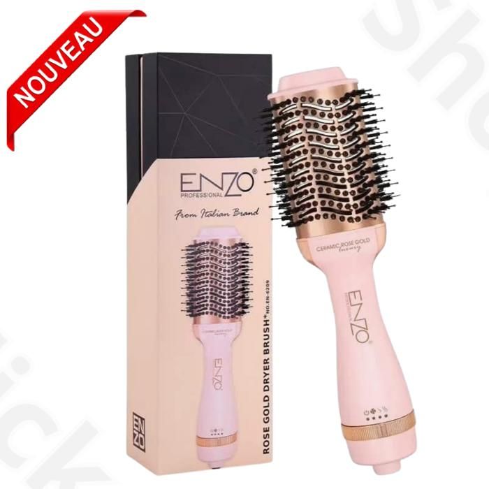 Brosse soufflante électrique 1500W pour cheveux – Séchage, lissage et bouclage professionnels – Modèle EN-6209