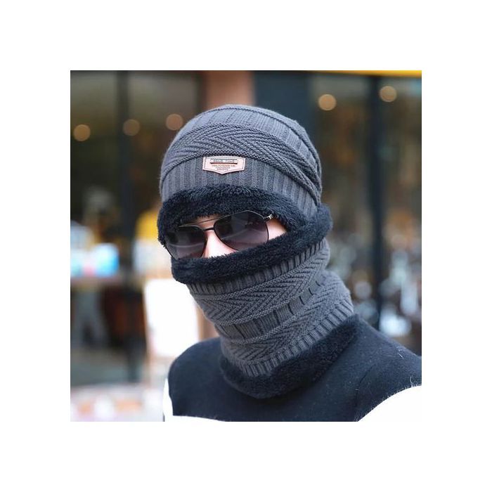écharpe pour hommes et femmes, cagoule, Bonnet chaud d'hiver, écharpe en laine.