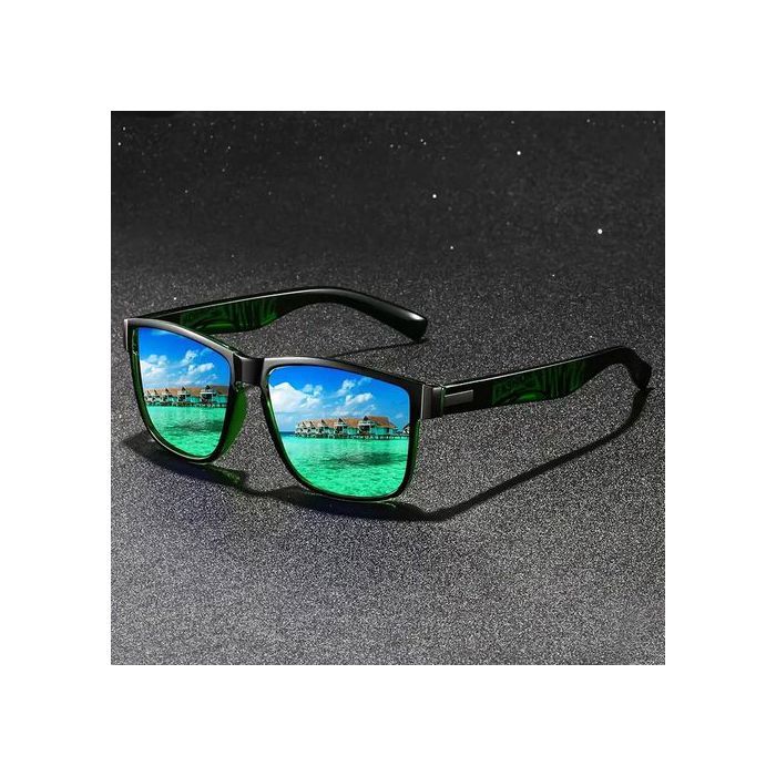 Lunettes de Mode Carrées pour Hommes et Femmes, pour la Conduite, la Pêche, les Voyages, Plage, à la mode
