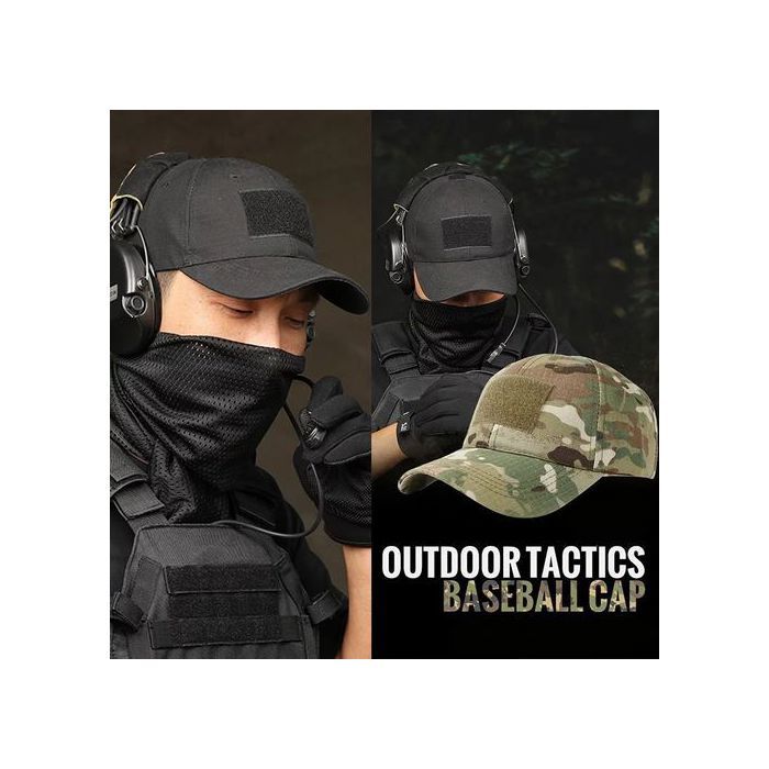 Casquette unisexe militaire Airsoft casquette réglable style militaire.