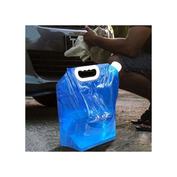 Sac d'eau pliable Camping Pique-nique Sport Stockage d'eau en plein air , réservoir d'eau 5L