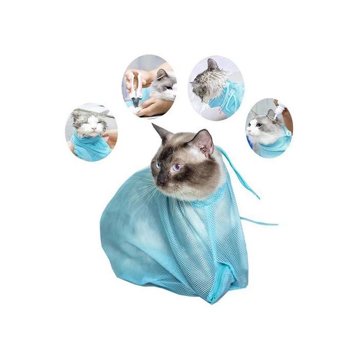 Sac de douche pour animaux , couper les ongles , nettoyage , éviter les rayures et les morsures