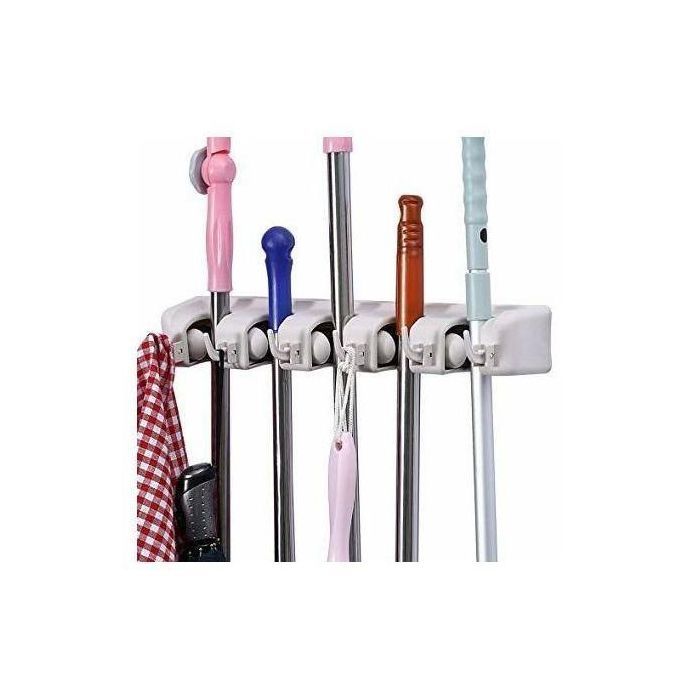 Porte-balais mural - GENERIC - Super Magic - Gris - Pratique - Organisateur