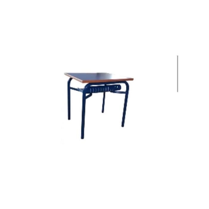 Table Scolaire - LA FABRICA DE MADERA - 60/40/56 - Métallique - 2 Places - Couleur Bleu