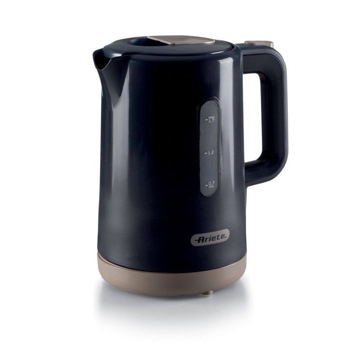 Ariete Bollitore 2846 1,7L 2200W Senza Filo Dark & Sahara Grey Base Rimovibile