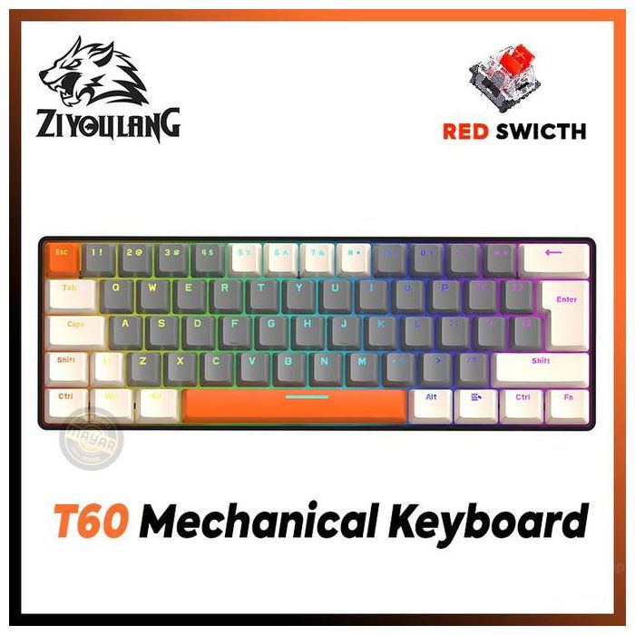 ZIYOULANG - Clavier Mécanique T60 RGB
