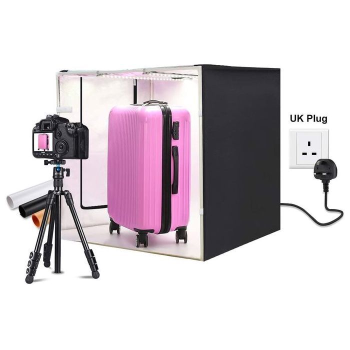Puluz Studio Photo Boîte de Lumière Pliable 80 x 80 x 80 cm LED 5500K Mini Photo