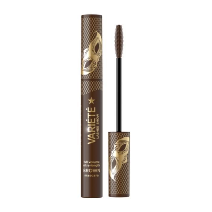 Mascara - EVELINE - Thickening & Lengthening - 10 ml - Couleur Marron - Application Facile