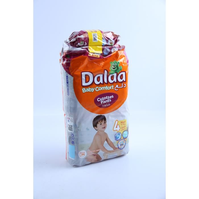Lot Dalaa – Couches Maxi VP 44 unités + 2 Lingettes 60