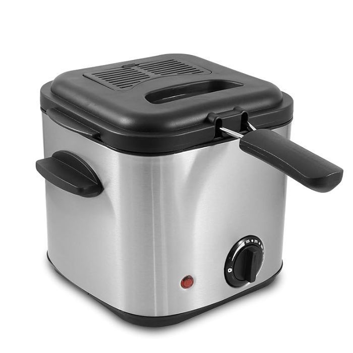Friteuse - DEUTSCHMANN - DM-3315DF - 1000W - Inox - 1,5L