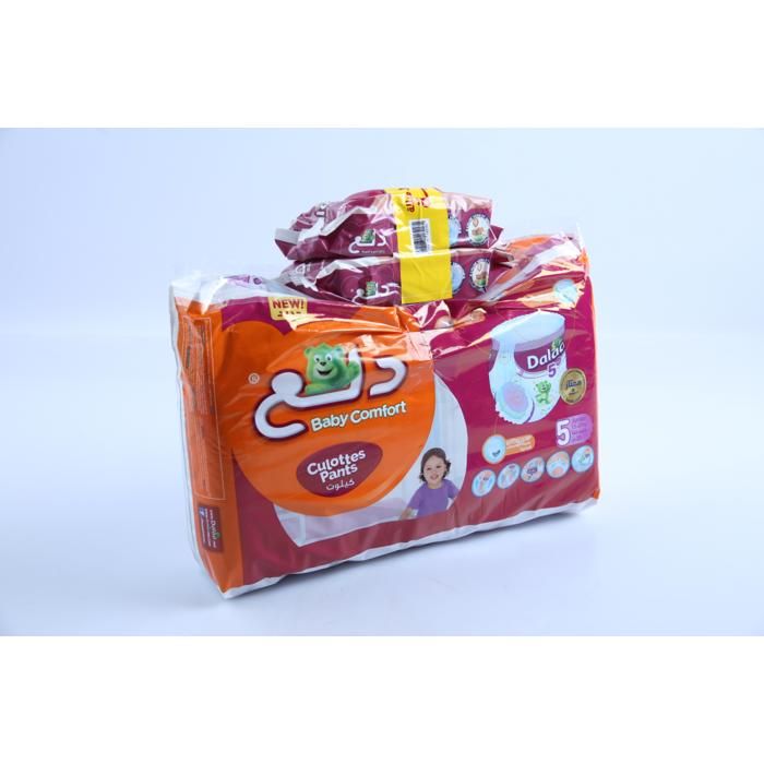 Lot Dalaa couche cul junior plus+ VP 34U + 2 lingettes 60