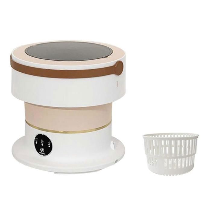 Mini machine à laver 8 L pliable, lave-linge et sèche-linge, convient aux appartements et aux dortoirs