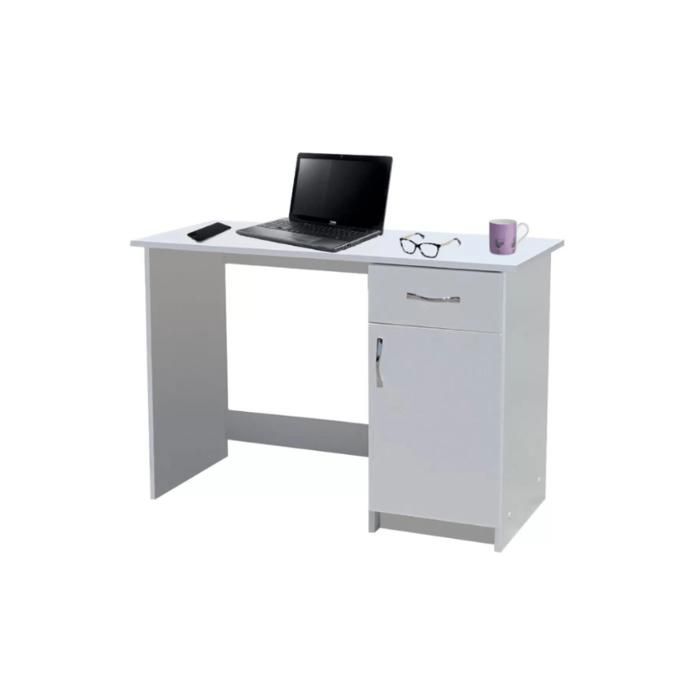 PRIMO BUREAU 1 TIROIR+1PORTE 108X49X74 CM CL CHENE