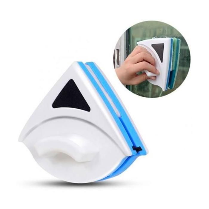 Lave-vitre magnétique pour portes et fenêtres vitrées, Nettoyeur de Fenêtres, couleur aliatoire