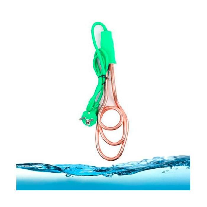 Chauffe-Eau Électrique Portable Immergé – Bobine de Chauffage pour Seau, Baignoire et Piscine