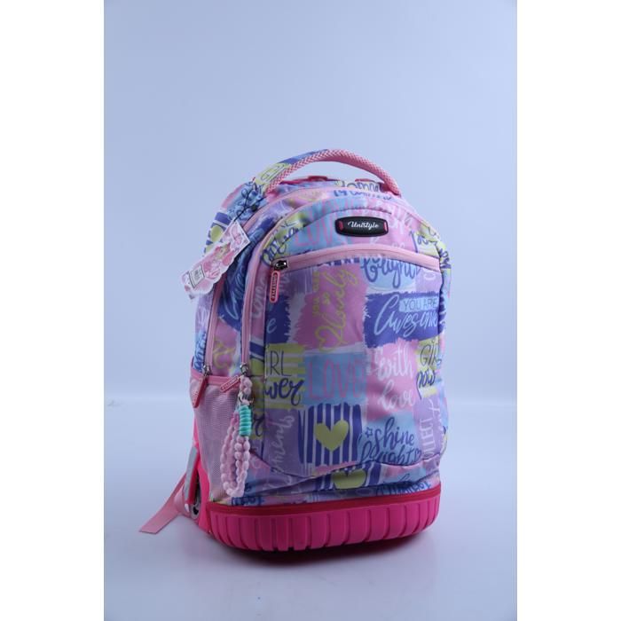 Trolley 45cm 3 poches Fille 3 Couleur base rigide