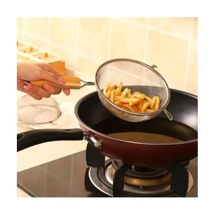 Passoire en maille fine INOX, Tamis de cuisine pour nourriture Riz Pâtes Frites