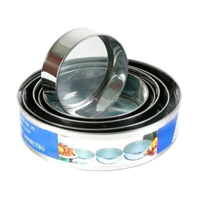 Tamis De Farine rondes en acier inoxydable // Ensemble de 6 PCS // Flour Sifter