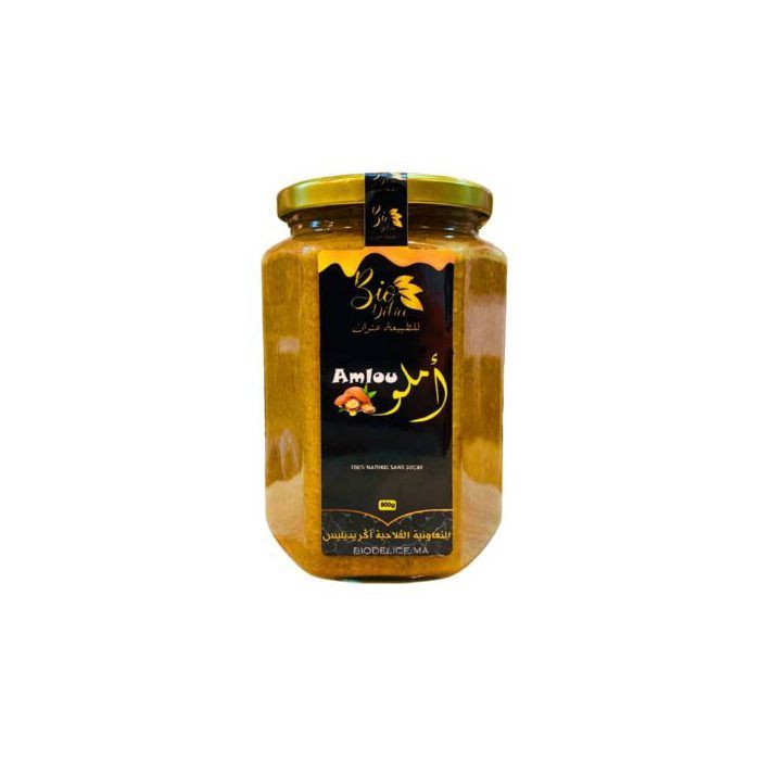 Amlou amandes beldi & argan & miel eucalyptus 800g