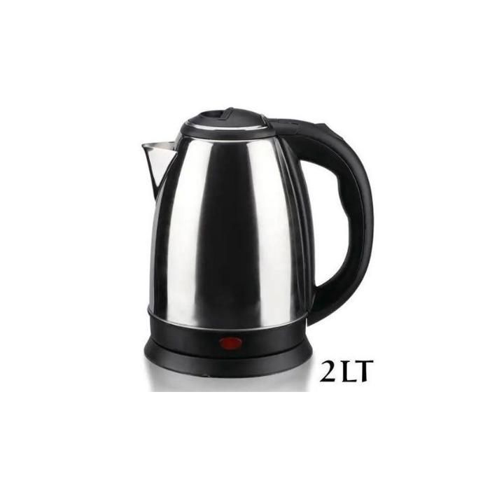 Bouilloire à eau électrique en acier inoxydable, Bouilloire rapide 2,0 L grande capacité, Théière-4