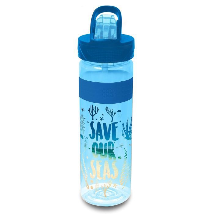 Gourde - Straight Wall - 590 ml - Plastique - Mixte-Bleu
