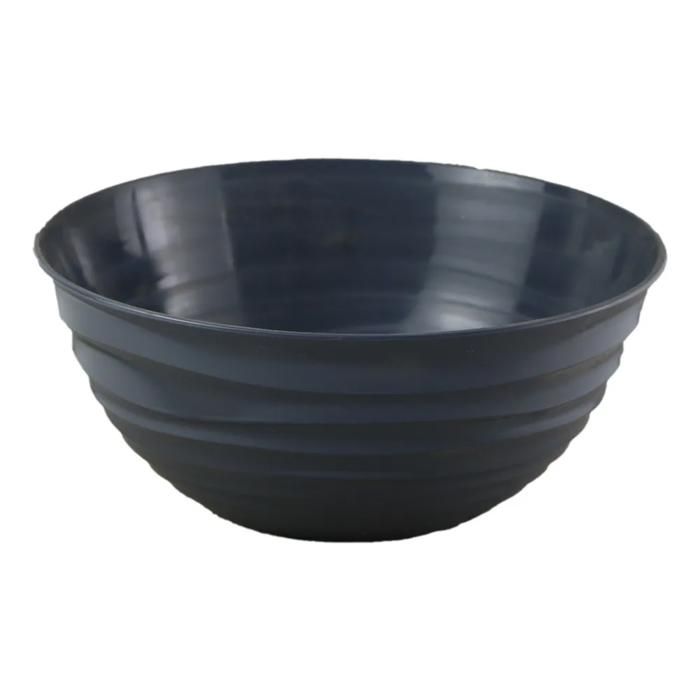 Saladier Hilly Bowl - 4000 ml - Design moderne - Facile à nettoyer - Gris