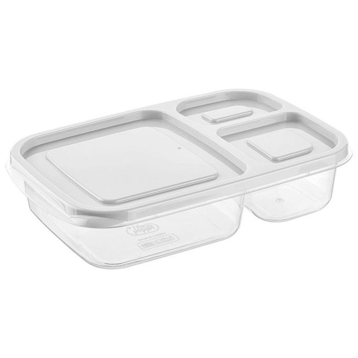 Lunchbox à 3 compartiments - Hobbylife-Gris