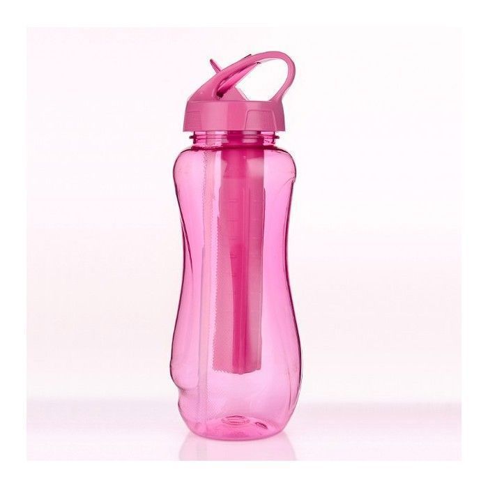 Gourde réfrigérante - GENERIC - Quorra - 350 ml - Rose - Ergonomique et anti-fuite