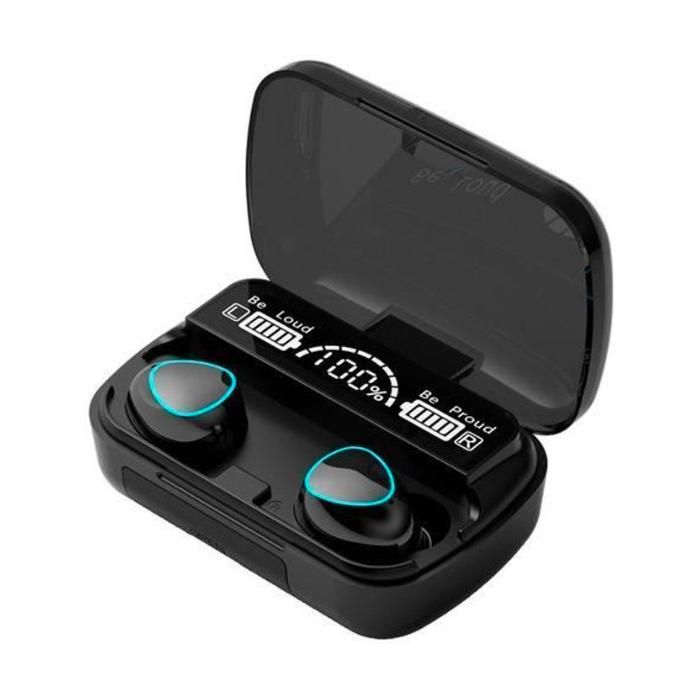 ECouteur Bluetooth 5.1 M10  Écouteur sans Fil 120 Heures avec Étui de Chargement IP7 Étanche HiFi Stéréo Imperméable