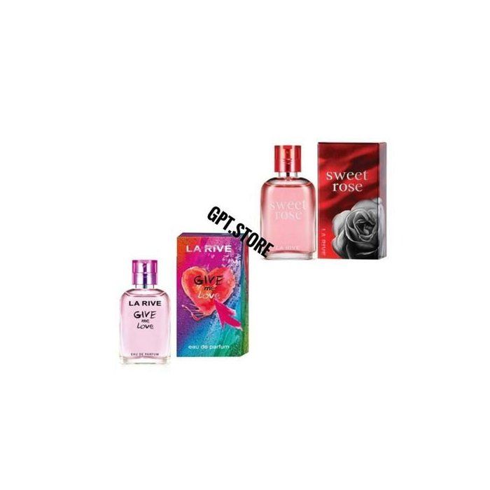 Eau de Parfum Femme - LA RIVE - La Rive 2 - Give Me Love 30ml - Sweet Rose 30ml - Fruité