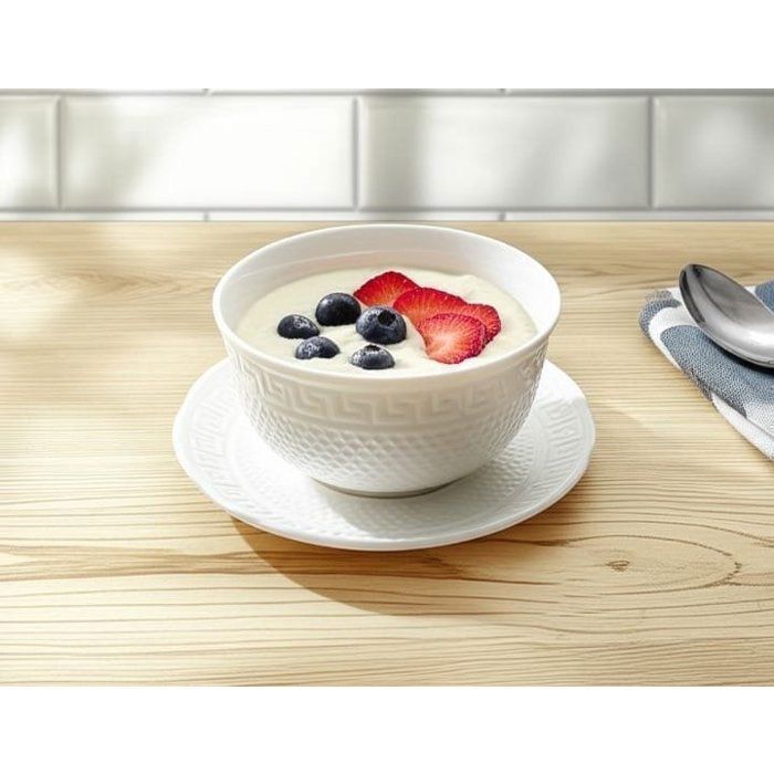 Bol en porcelaine - AYA HOME - 13cm - Imprimé - Compatible lave-vaisselle - Haute qualité