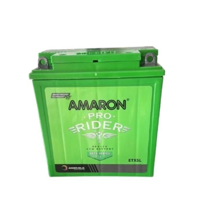 AMARON Batterie de Moto 12V 5ah 70A AGM