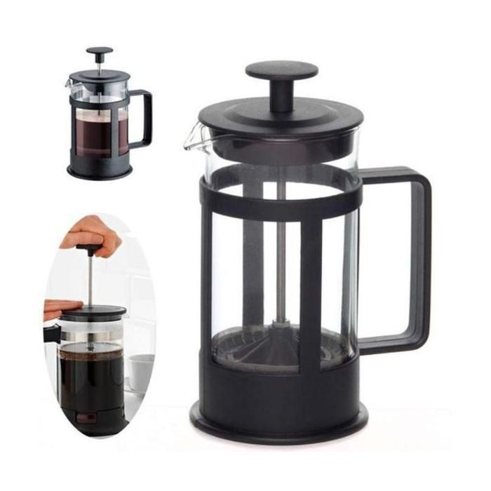 Tasse cafetière en verre - Cupposhino - 300ml - Filtre intégré - Mousseur de lait - Design élégant