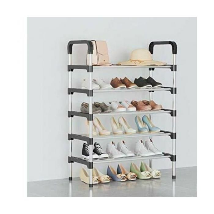 Rack De Stockage Multifoncionnel Porte Chausseurs Avec 5 étagère
