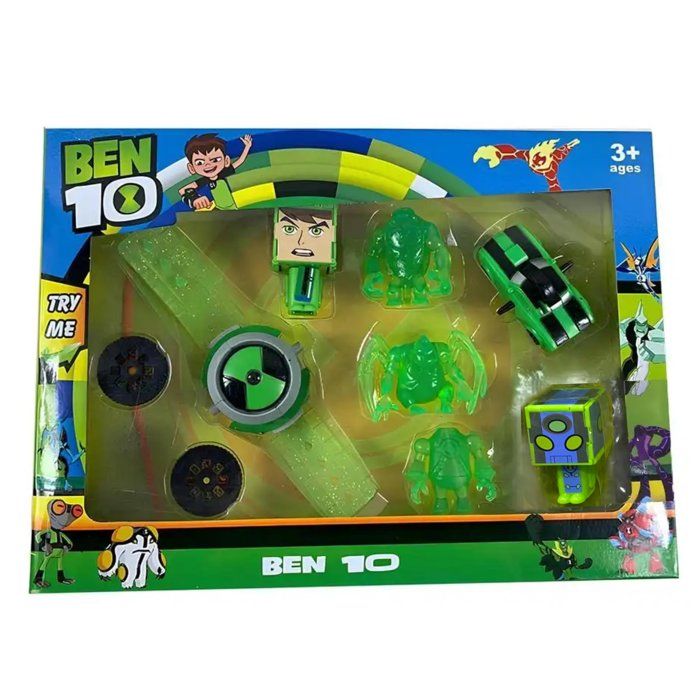 Coffret Ben 10 – Montre Omnitrix + Figurines et Accessoires