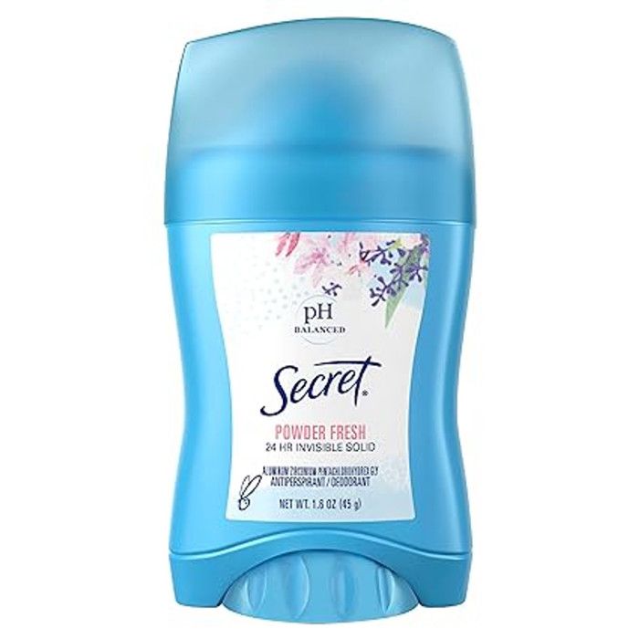 Déodorant - SECRET - Powder Fresh - 45g - Sans sels d'aluminium - Parfum poudré