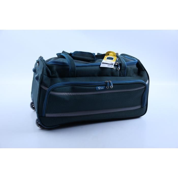 Sac à roulettes - GENERIC - 55 cm - Bleu vert - Zippée - Mixte - Cabine