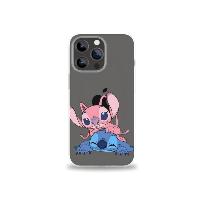 Coque pour Smartphone - GENERIC - iPhone 16 pro max - Transparent - Stitch and Angel - Protection durable