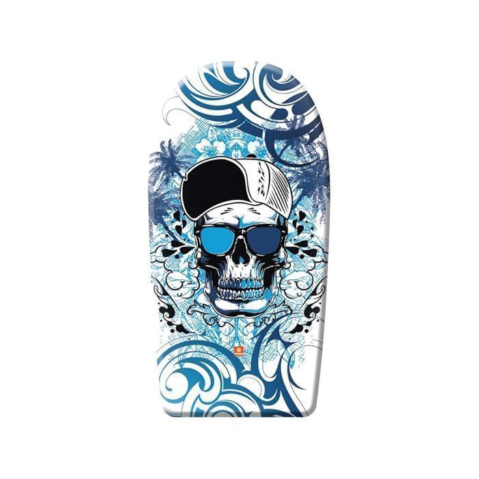 Mondo- Bodyboard Surf  Waveriders 84 cm - Motif tête de mort avec casquette
