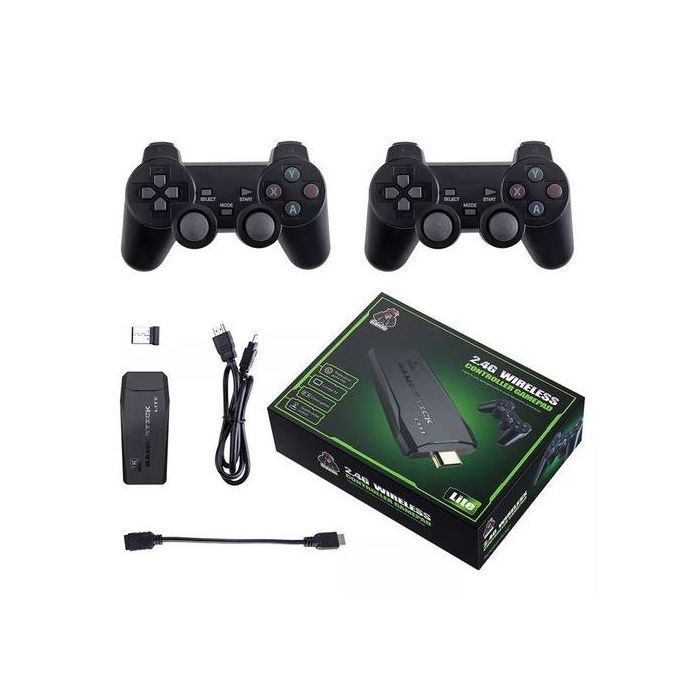 Console de jeu vidéo avec Double manette sans fil(10000 jeux)
