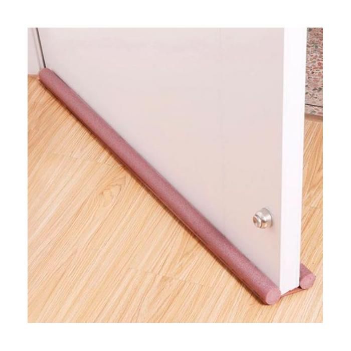 Bas de porte isolant recoupable,Isolant thermique, insectes, poussières Marron