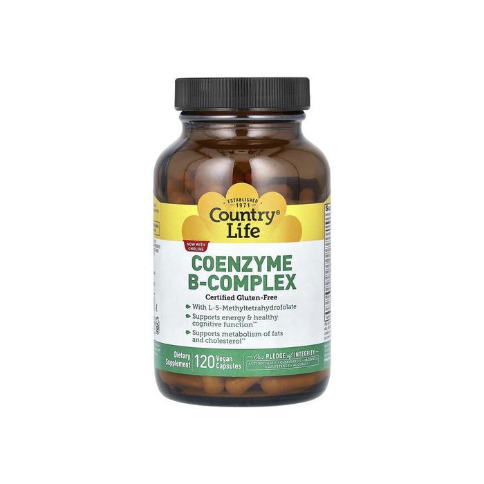 Country Life Complexe de coenzymes B vegan -120 capsules